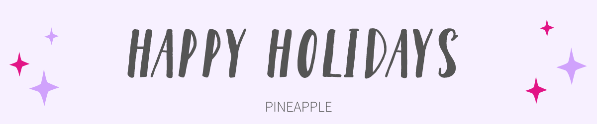 Schriftart pineapple