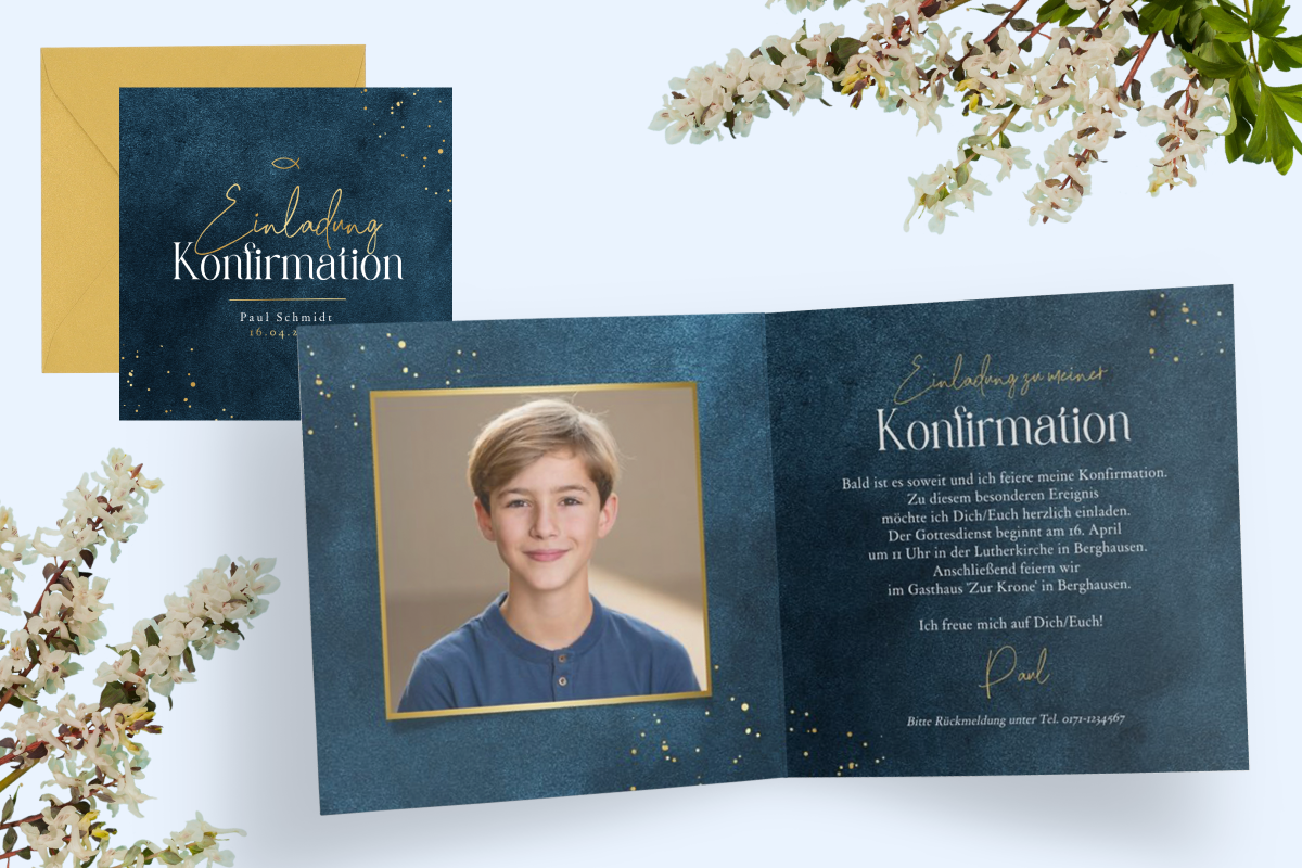 Einladungstext Konfirmation