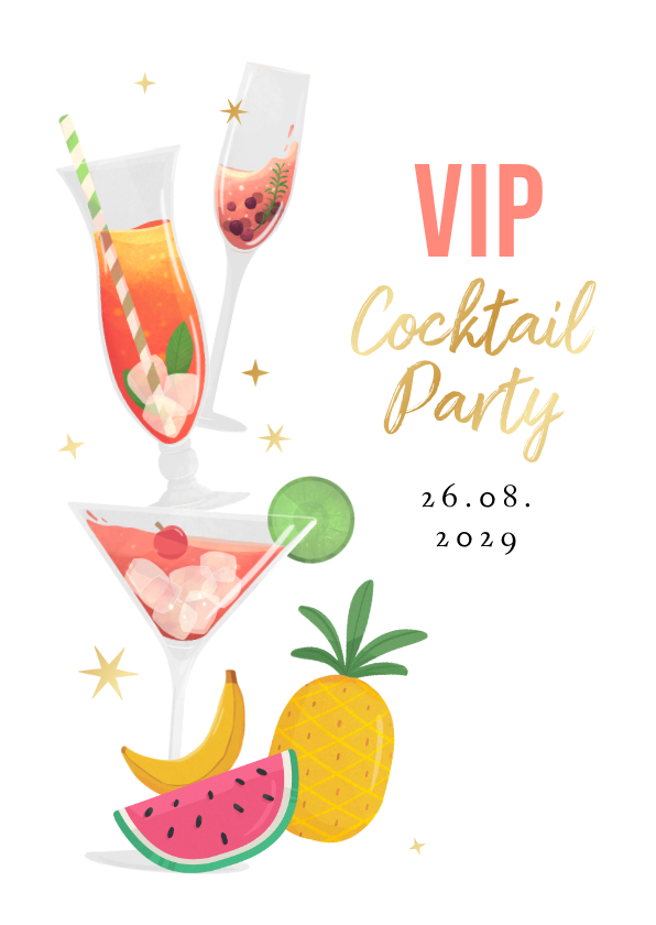 Einladungskarten - Einladung VIP-Cocktailparty