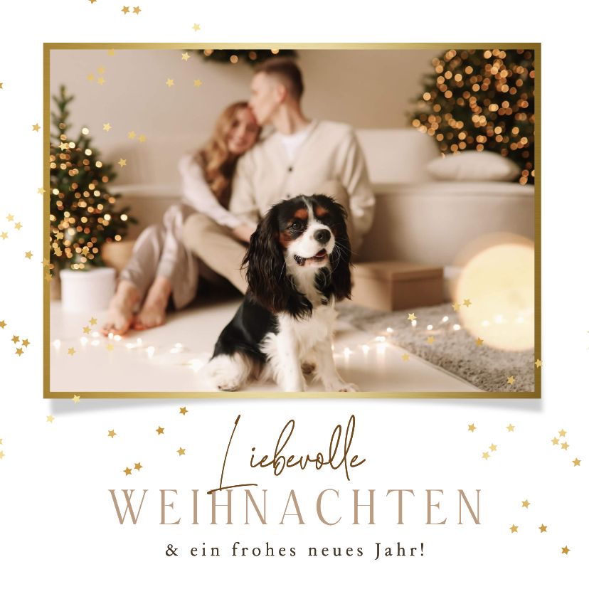 Fotokarten - Foto-Karte Weihnachtsgrüße 'Liebevolle Weihnachten'