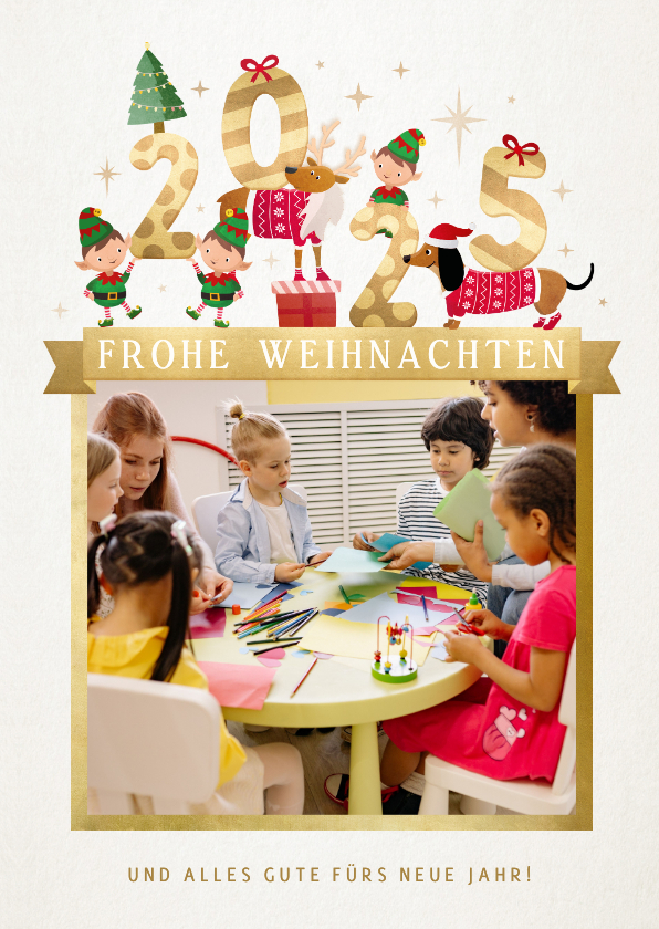 Geschäftliche Weihnachtskarten - Weihnachtsgrüße geschäftlich Wichtel