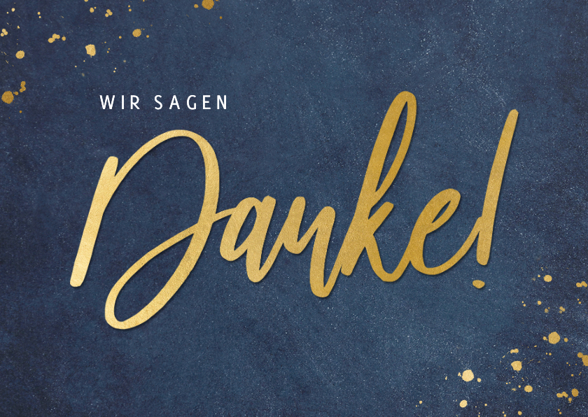 Geschäftliche Weihnachtskarten - Weihnachtskarte Danke sagen Mitarbeiter