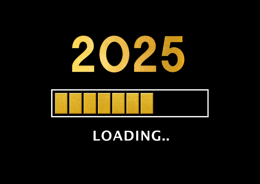 Neujahrskarten - Geschäftliche Neujahrskarte Loading 2025