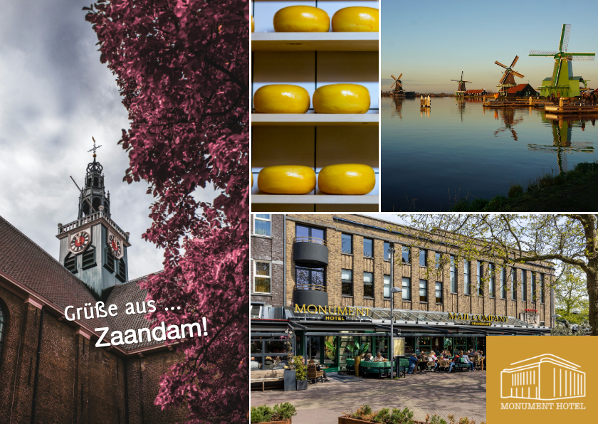 Urlaubskarten - Postkarte 'Grüße aus Zaandam'