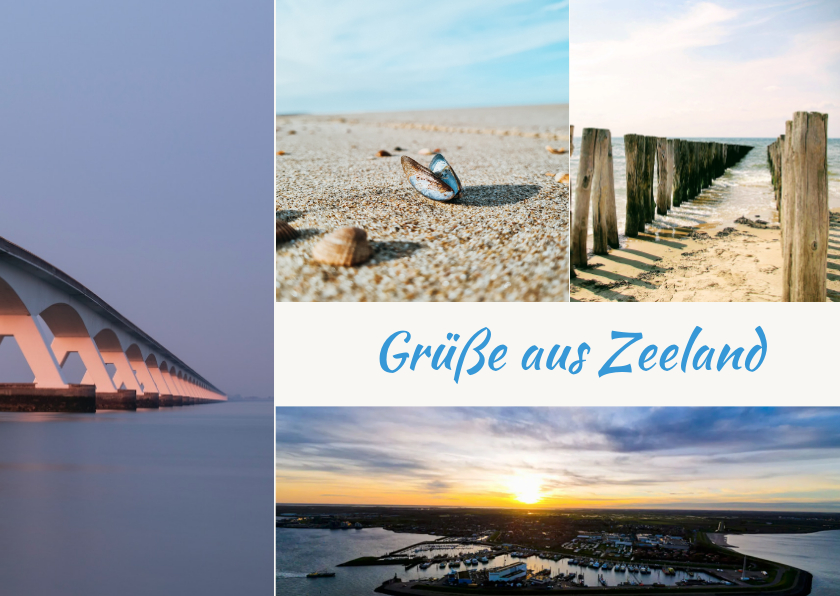 Urlaubskarten - Urlaubskarte 'Great Stay' Grüße aus Zeeland