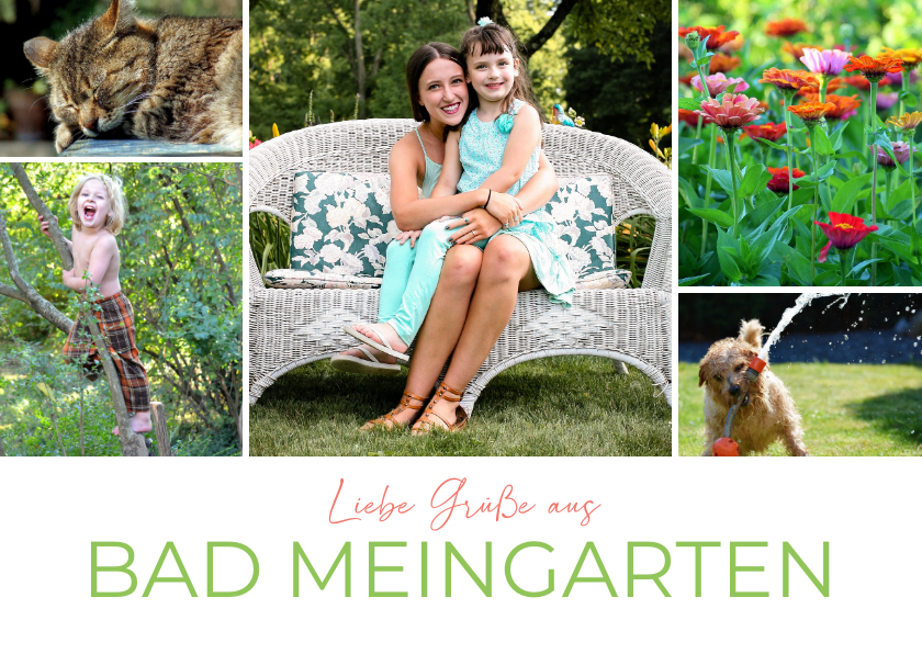 Urlaubskarten - Urlaubspostkarte 'Bad Meingarten'