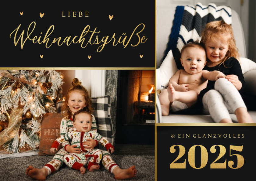 Weihnachtskarten - Weihnachtskarte Fotos grafisch